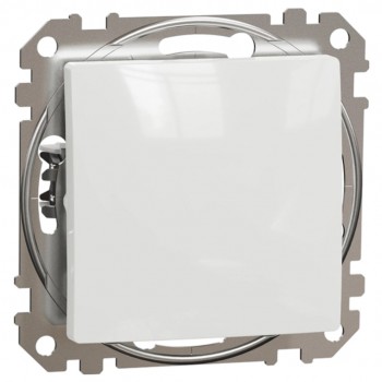 Întrerupător comutator cu un buton cap scară Schneider Electric Sedna alb SDD111106