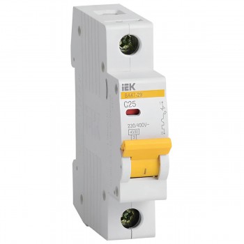 Întrerupător automat IEK BA47-29 1P, tip C, 4.5 kA, 25 A, 230-380 V