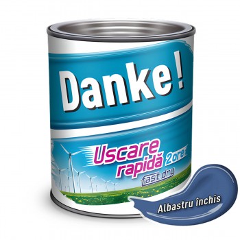 Эмаль Danke! алкидная темно-синяя глянцевая 0,75 л