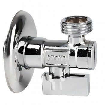 Robinet colțar cu bilă 1/2"x1/2" cu filtru Genebre pentru alimentarea cu apă