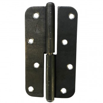 Balama pentru ușă 130 mm stânga (10002) negru