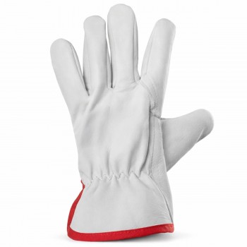 Перчатки для аргонной сварки Profmet козья кожа, белые, размер 10" (L) (Арт. 373501)