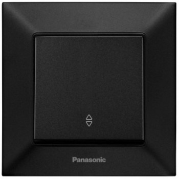 vykljuchatel-prokhodnojj-1-klavishnyjj-panasonic-arkedia-slim-chernyjj-16a-220-v-skrytyjj-montazh-wntc00032bl