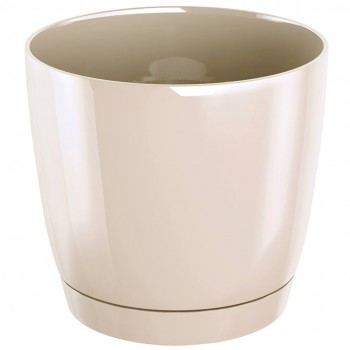 Горшок для цветов Prosperplast Coubi DUOP180-CY728, 18x16,5 см, 2,8 л, бежевый