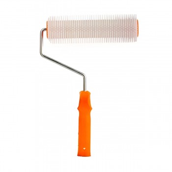 Rulou cu ace pentru șapă autonivelantă, cu mâner, Lider, 220 x 70 mm, ace 12 mm, PVC (Art. 337003)