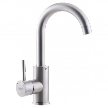 Baterie pentru bucătărie ZERIX monocomandă, din oțel inoxidabil SUS-001-C