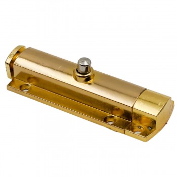 Zăvor aplicat automat cu buton 31x87 mm, auriu