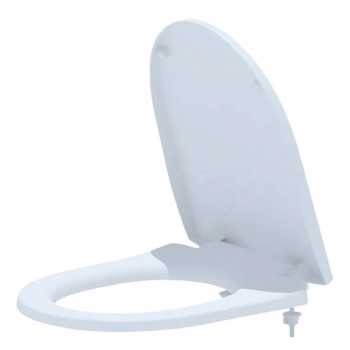 Сиденье для унитаза Aniplast WS0320 с микролифтом, полипропилен, белое, 433x352 мм