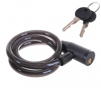 Lacăt pentru bicicletă Top Tools 12x800 mm negru 90U245