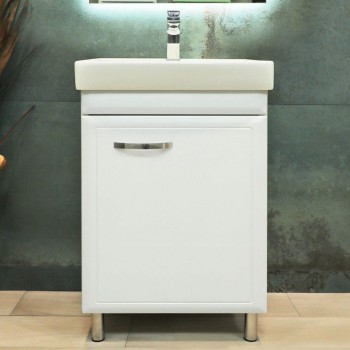 Dulap sub lavoar BAYRO Allure 478x348x770 mm alb mat