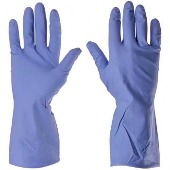 Mănuși casnice din latex cu interior din bumbac (L) Profmet (Art. 313813)
