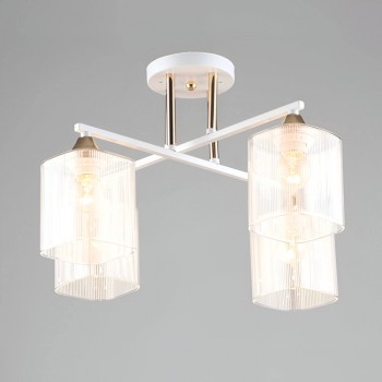 Lustră pentru tavan O’LESSYA (A4355/4) Alb / Auriu, 290 x 470 mm, 40 W, 220-230 V, IP20