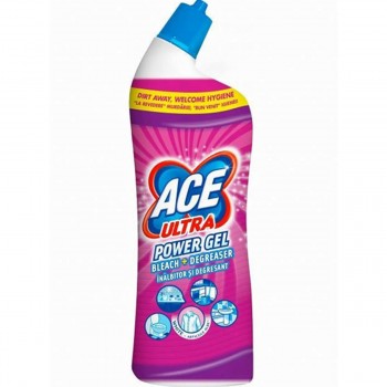 Gel înălbitor pentru baie și toaletă ACE Ultra Power Gel Fresh 750 ml