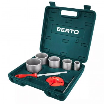 Burghie placat cu wolfram pentru gresie 32-83 mm, set din 5 buc. 60H900 VERTO
