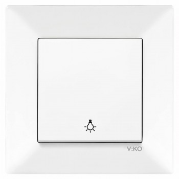 Buton sonerie instalare ascunsă Viko alb Meridian 90970003