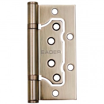 Петля дверная накладная EADER 100х75х2.5 мм 2BB AB, универсальная, стальная, античная бронза