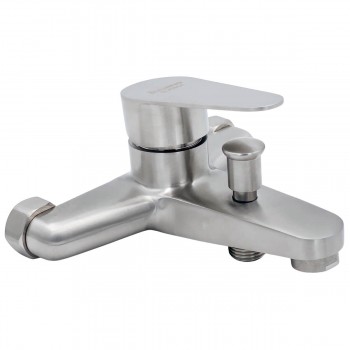 smesitel-dlja-vanny-odnorychazhnyjj-rubano-inox-s-korotkim-izlivom-art-27580