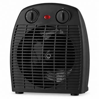 Aerotermă electrică HOLA FH113 2000 W, cu termostat, 2 trepte de încălzire, neagră