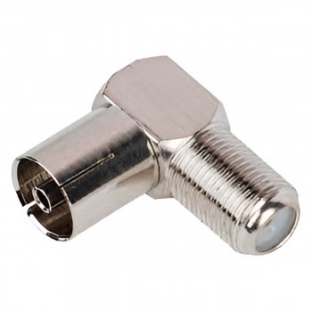 Adaptor conector F - conector TV unghiular (Art. 14098Z)