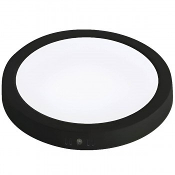 Plafonieră LED aplicată Horoz Electric MILENA-36 36 W 3600 lm 3CCT IP20 rotundă neagră