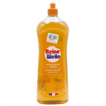 Gel pentru spălarea vaselor Reine Welle Lămâie și portocală 1 L