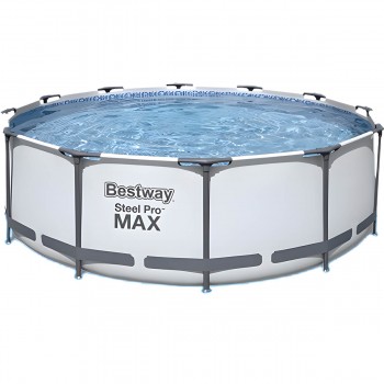 Бассейн круглый Bestway STEEL PRO MAX 305 х 76 см, со стальным каркасом, 4678 л