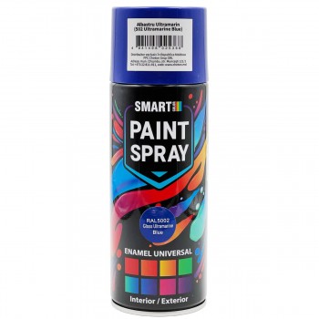 Email universal spray Smart Color albastru ultramarin lucios RAL5002 350 g