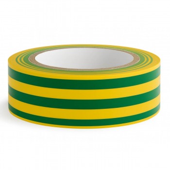 Изолента ПВХ Scley 19 мм x 10 м желто-зеленая (Арт. 0360-241019)
