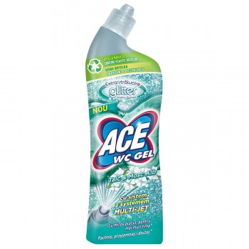 Гель для унитаза ACE WC Gel Glitter Талк и Белый мускус 700 мл