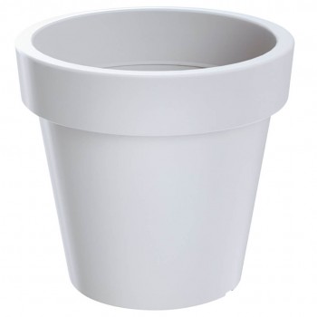 Ghiveci de flori din plastic Prosperplast LOFLY 1,75 L, 15,8x14,4 cm, alb DLOFL160-S449