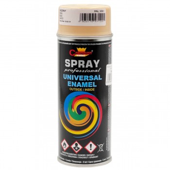 Spray email Champion Color UNIVERSAL ENAMEL bej lucios, RAL 1001, 400 ml