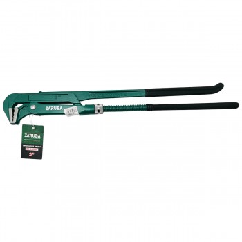 Cheie reglabilă pentru țevi ZARUBA 2", tip suedez, fălci la 90 de grade, din oțel Cr-V ZB-512053