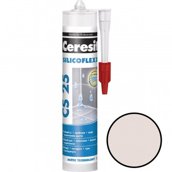 Ermetic silicon Ceresit CS 25 SILICOFLEXX Jasmin 280 ml