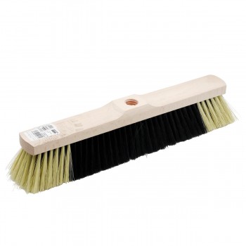 Mătură pentru podea din lemn cu peri din nailon PRIMAFLEX 40 cm fără coadă