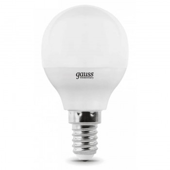 Лампа светодиодная LED Gauss Elementary 6 Вт E14 4100К 53126