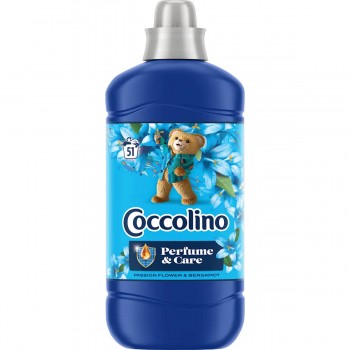 Кондиционер для белья Coccolino Passion Flower и Бергамот 1.275 л, 51 стирок