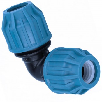 Cot pentru țevi din polipropilenă de compresie Elysee 63 x 63 mm