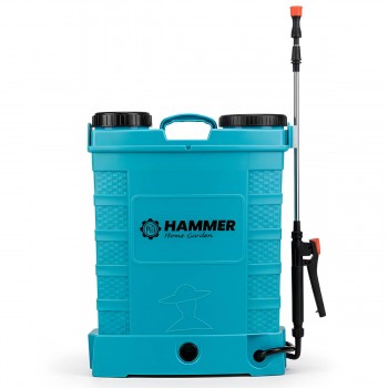 Опрыскиватель аккумуляторный HAMMER 20 л, 12 В, 8 Ач, садовый (Арт. 40168)