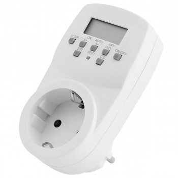 Розетка с таймером, цифровой дисплей Horoz Electric 16 А (Арт. 71237)