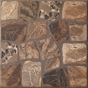 Gresie porțelanată pentru podea Cersanit Pamir Brown Maro 298x298 mm