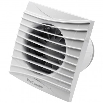Вентилятор вытяжной осевой c обратным клапаном Vent Europe FANCY 100 BD TURBO d.100 мм, 19 Вт, 220-240 В, IP24