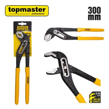 Clește papagal reglabil pentru țevi Topmaster 300 mm, deschidere maximă 44 mm (art. 210157)