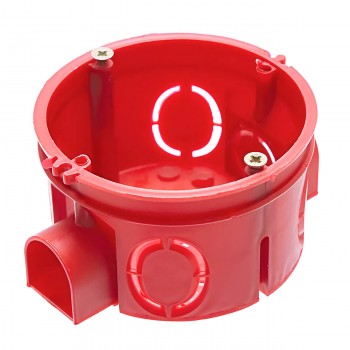 podrozetnik-plastikovyjj-65-kh-42-mm-4-vvoda-krasnyjj