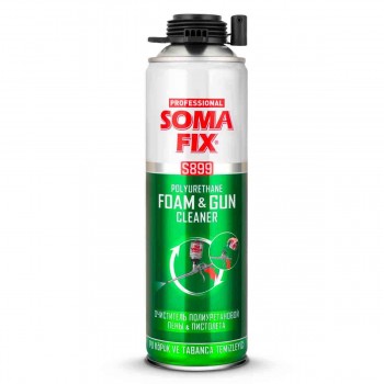 Очиститель монтажной пены SomaFix S899 Foam&Gun Cleaner 500 мл