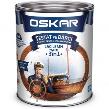 Lac yacht Oskar pentru lemn 3în1 incolor 2,5 l