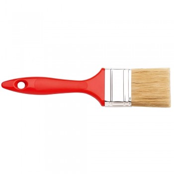 Pensulă plată HARDY fibre amestecate 60х16 mm cu mâner din plastic de culoare roșie 0200-404760