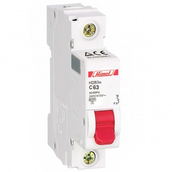 Aвтоматический выключатель (1P; 4.5кА; 63А) Himel HDB3WL1C63
