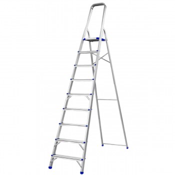 Scară dublă din aluminiu, 9 trepte BAU WELT (Art. 44954)