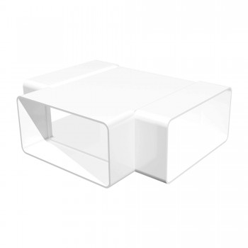 Тройник для плоских воздуховодов Mistral 60х120 мм 90° пластиковый 612ТПП