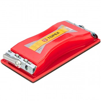 Шлифовальный блок TOPEX 210х100 мм, пластиковый 08A110